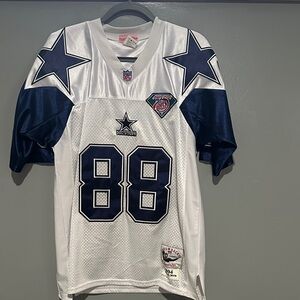 Dallas Cowboys Michael Irvin White and Blue Jersey